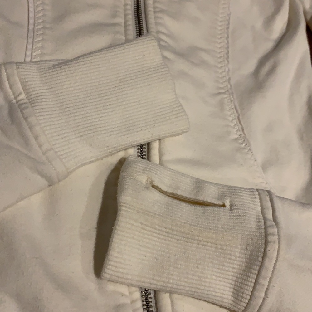 Lululemon Off White Live Simply Jacket GUC - size 2 - Picture 8 of 17
